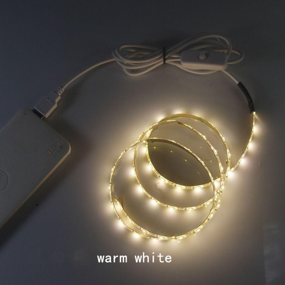1Pcs Lighting Tape LED String Light White Warm White SMD 2835 LED New USB Strip Lamp  TV Background
