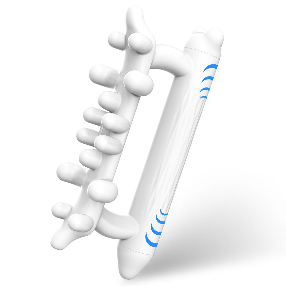 

Blue Myofascial Release Massage Tool for Legs Shoulder Neck Relaxation Sports Recovery белый
