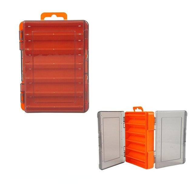 12 Compartments Fishing Box Outdoor Portable Double Sided Lure Bait Organization Multi Functional High Quality Fishing Tool Box
