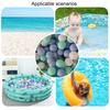 100Pcs Children's Toy Balls Odor-free Elastic Safe Thickened Large Size Color Cognition Multicolor Macaron Color Pit Balls Swimming Pool Toy