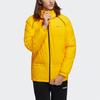 Adidas Geacă de Puf cu Glugă Sport Călduroasă Neo Casual Bărbați Îmbrăcăminte Exterioară Galben HF0503