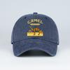 Berretto da Baseball Vintage Lavato con Stampa Scena Desertica “Camel” - Berretto Vintage Unisex Regolabile per Escursionismo e Alpinismo all'Aperto