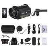 AC3 4K UHD 24MP Digital Video Camera Camcorder DV Recorder 30X Zoom WiFi Connection IR Night Vision 3.1 Inch IPS LCD
