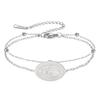 LIKGREAT Virgin Mary Bracelet for Women Stainless Steel Bracelets Mother of Jesus Catholic Jewelry Christian Protection Gift
