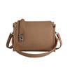 Summer new fashion soft box lock women's bag solid color casual shoulder crossbody armpit hand bag