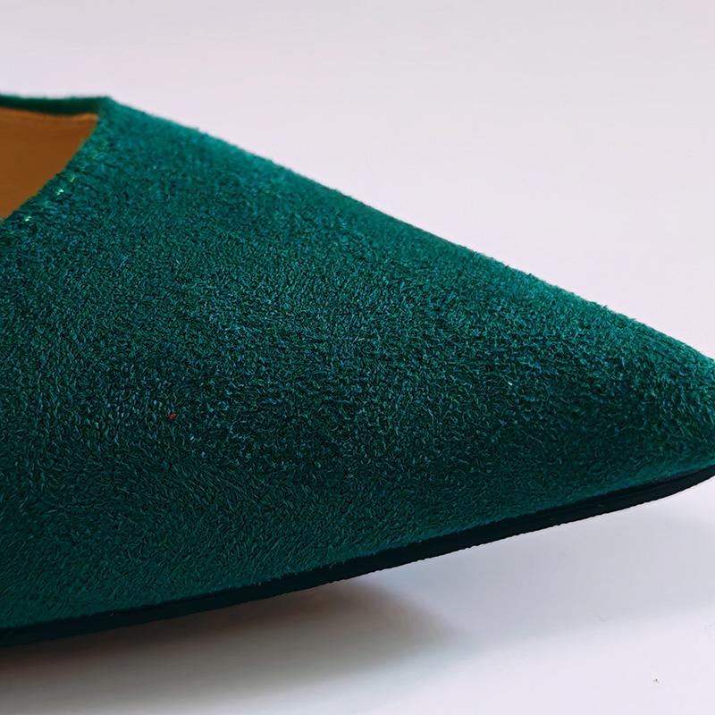 Spring Summer High Heels Women Pumps Party Shoes Elegant Office Lady Middle Heels 5cm Soft Comfortable Daily Wear Black Green Plus Size 42