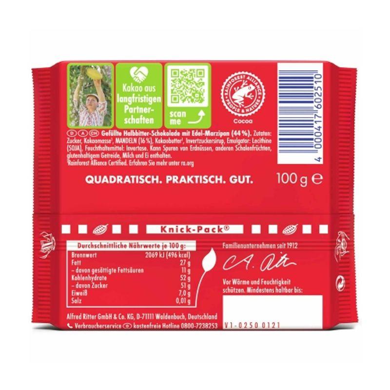 Ritter Sport Marzipan Chocolate 100g