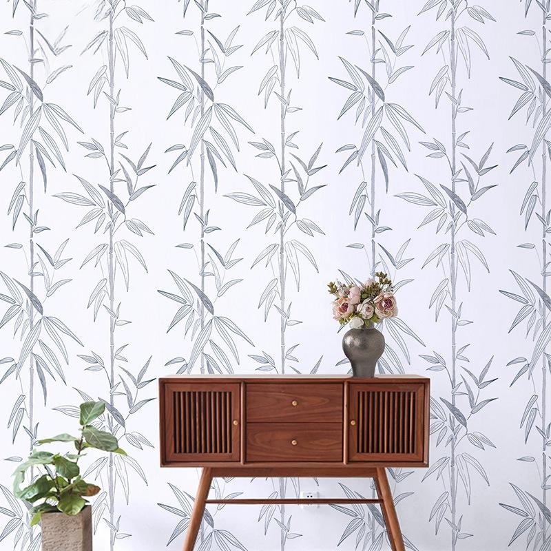 Self Adhesive Waterproof Wallpaper for Bedroom and Living Room Furniture Decoration Retro Cabinet Renovation Stickers