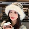Windproof Fisherman Hat Thickened Ear Protection Cap Versatile Bucket Cap Winter