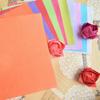 100pcs Origami Paper Kawasaki Rose Handmade DIY Material Decorative Paper Scrapbooking Paper