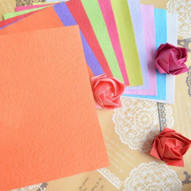 100pcs Origami Paper Kawasaki Rose Handmade DIY Material Decorative Paper Scrapbooking Paper