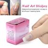 New Self Adhesive Silk Nail Paper, Simple Triangular Art Fingertips, Damaged Bandage Nail For R H5Y0