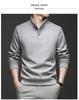 2025 Men's Fleece-Lined Sweatshirt: Cozy, Warm, Loose Fit, Long Sleeves - Ideal Base Layer for Autumn and Winter