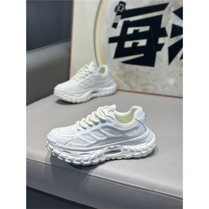 Spring New Low-top Mesh Breathable and Comfortable Casual Thick-soled Lace-up Dad Shoes Ec