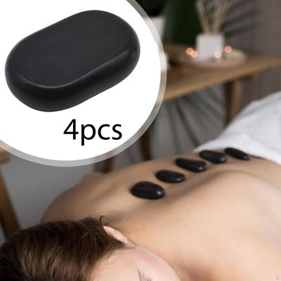 4 Stück Steine Massage Set Gua Sha Werkzeug Ergonomisch Vielseitig SPA für Rücken Geschenk Entspannung