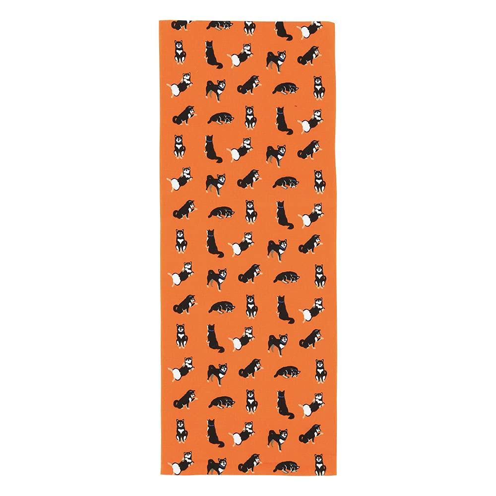 

Friends Hill Tenugui hand Kuroyanagi 90 x 34 Made in (Japanese towel) - design, Orange, cm, Japan, FW-232-112 оранжевый