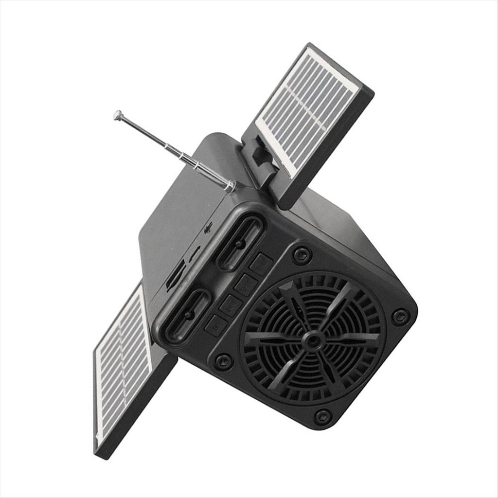 Solar Emergency Charging FM Radio Multifunctional Bluetooth Speaker TF Card U Disk Playback with 18650 Battery