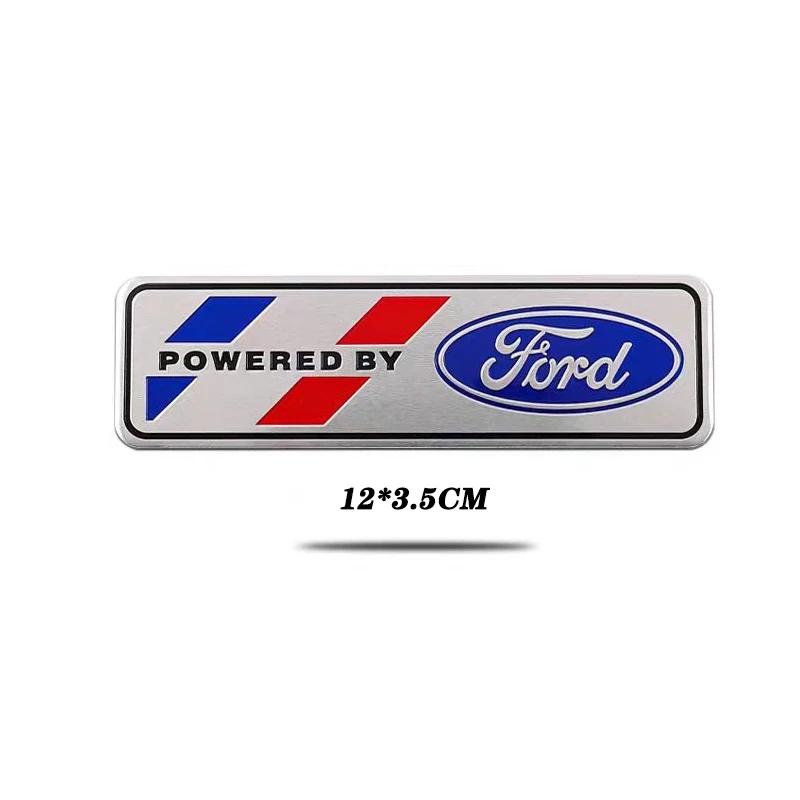 New 2026 Car Sticker For Ford 3D Metal Aluminium Badge Car Body Decoration Sticker Accessories For Ford ST Focus 2 3 Mondeo Kuga
