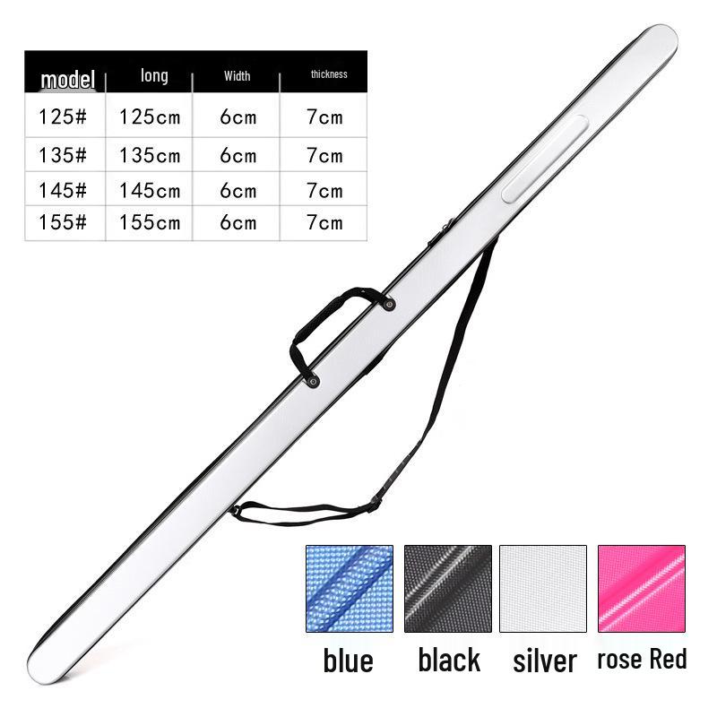 Waterproof Hard Shell ABS Fishing Rod Bag - Available In 1.25m, 1.35m, and 1.45m Sizes, Lightweight and Compact.