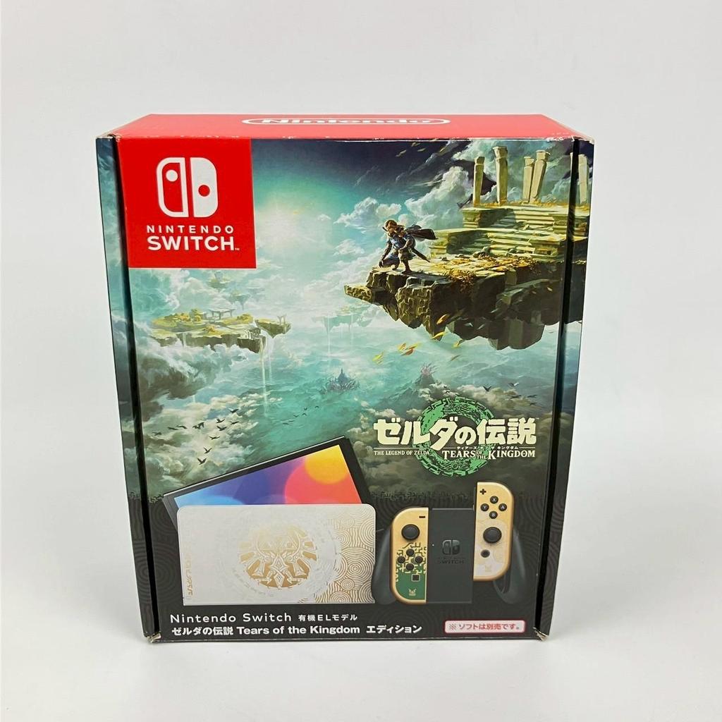 Nintendo Switch OLED Konsole The Legend of Zelda Tears of the Kingdom Ausgezeichnet Gebraucht