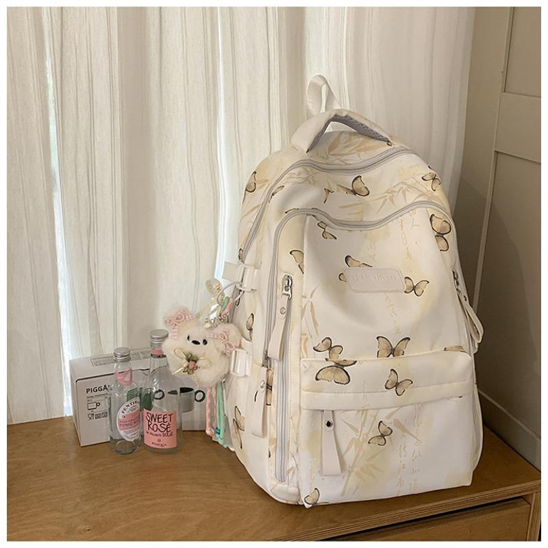 New high-value national antique fresh and sweet backpack junior high school students lightweight spring outing travel large-capacity shoulders