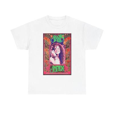 Janis Joplin Retro T-Shirt BRANDNEU Bekleidung USA