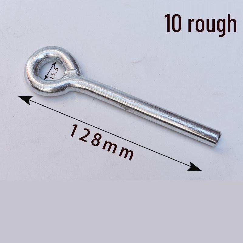 Galvanized Closed Eye Screw Hook with Ring Bolt