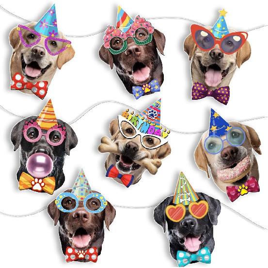 Cat Birthday Garland, Cat-Themed "Happy Birthday" Banner - Colorful and Fun Party Decoration for Kitten Lovers - Funny Kittens Garland
