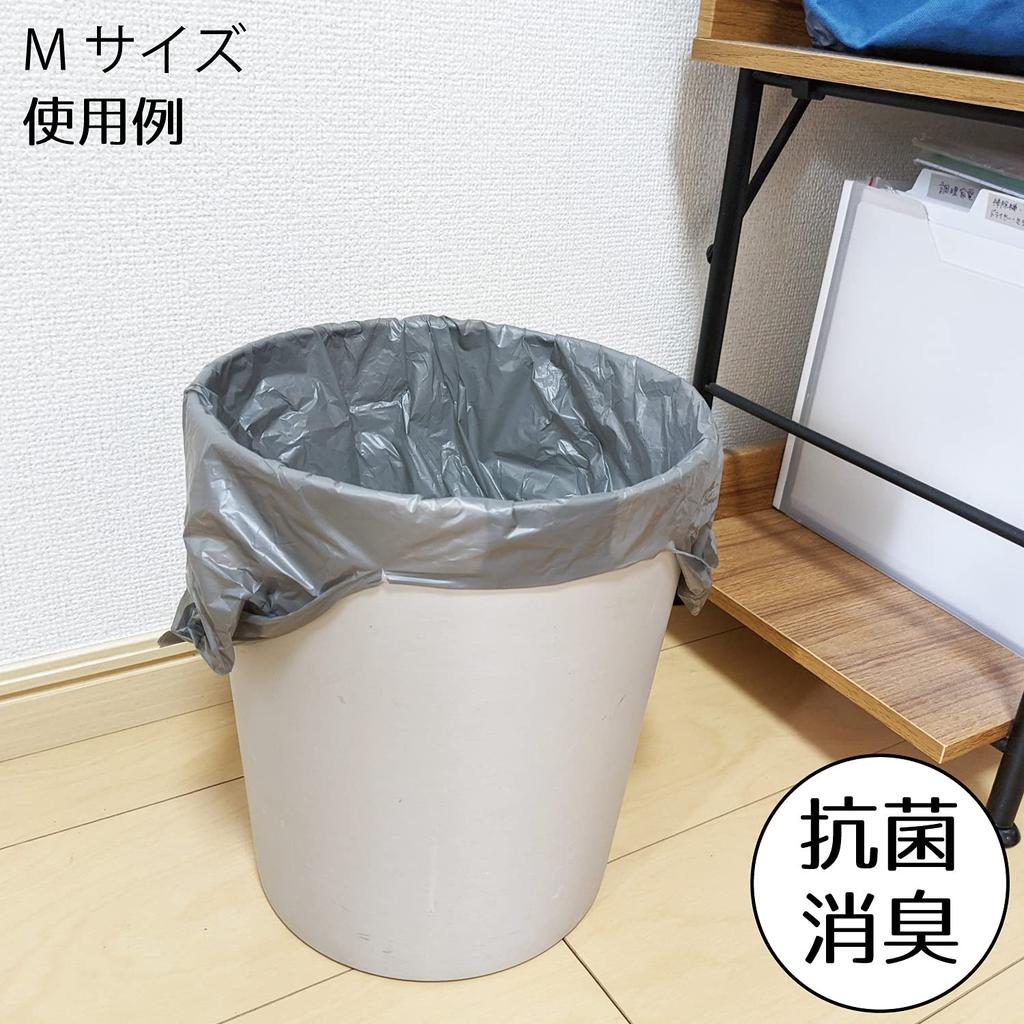 In Fine Antibacterial Deodorizing Bag Kagazaru Garbage Bag Clean Colored M Size 100 Sheets X 22 X Depth [Made Japan] Odor-free Approx. 6.7L (43 13cm)