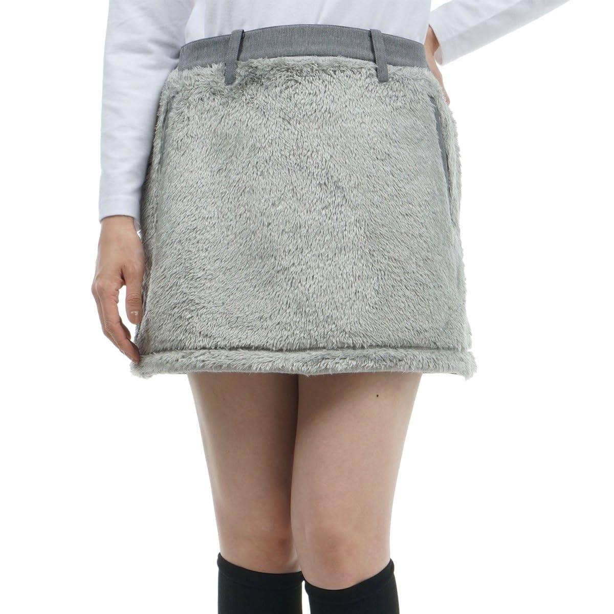 

Skirt Golf L [Pin Apparel] Women s (Boa Fleece, Set-up Compatible) / / 622-3234906 020_Gray