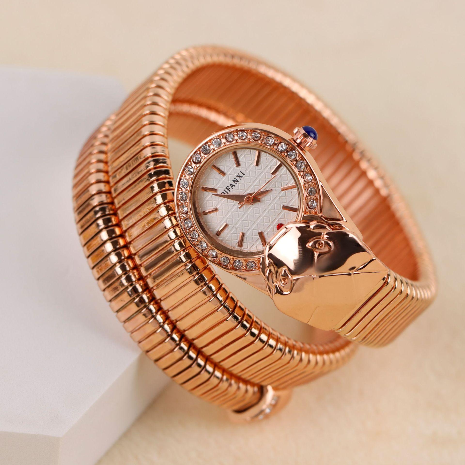 Snake Watch Women s Personalized Fashion Bracelet Watch, Open Creative Quartz Watch