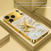 Exquisite Luxurious High-end Phone Case Electroplated Glass PhoneCase for iPhone 17 16 15 14 13 12 11pm Pro Plus Dropresistant