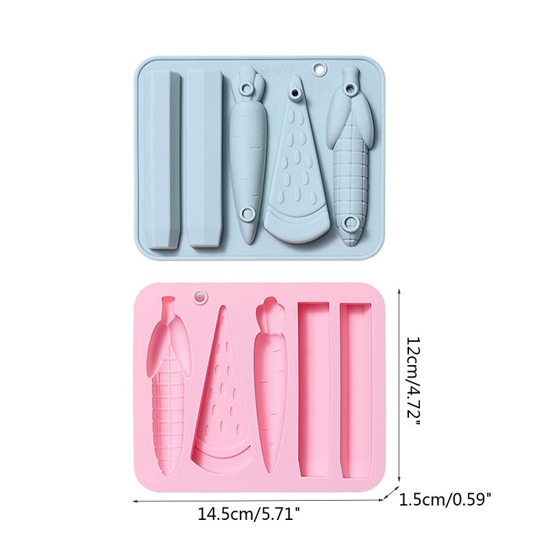 Painting Crayon Silicone Mold Baby Drawing Pencil Cupcake Chocolate Fondant Mould Cake Decorating Tools Candy Clay Molds