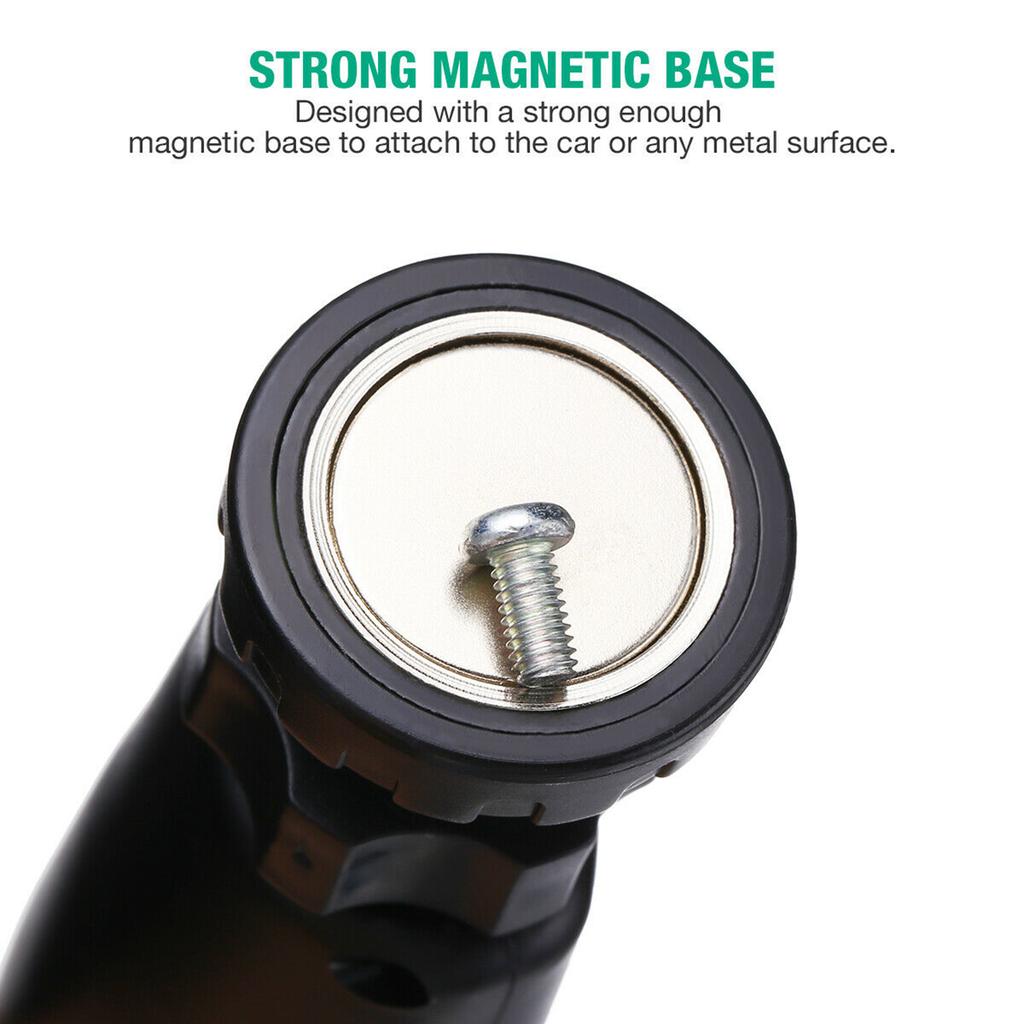 2pcs Cob Led Work Light Powerful Magnetic Rechargeable Rainproof Super Bright Inspect Folding Torch Flashlight