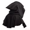 Unisex Men Medieval Costume Renaissance Cloak Hat Halloween Witch Cosplay Costume Hooded Cape Hat