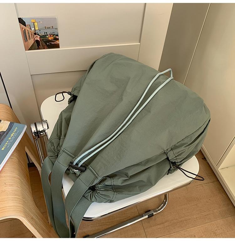 Schoolbag Light Travel Backpack Casual Large Capacity Women's 1011 New Handbag Fashion Harajuku Nylon Backpack