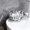 Gold/Silver Soap Dish Tilted Design Soap Box High-quality Soap Holder