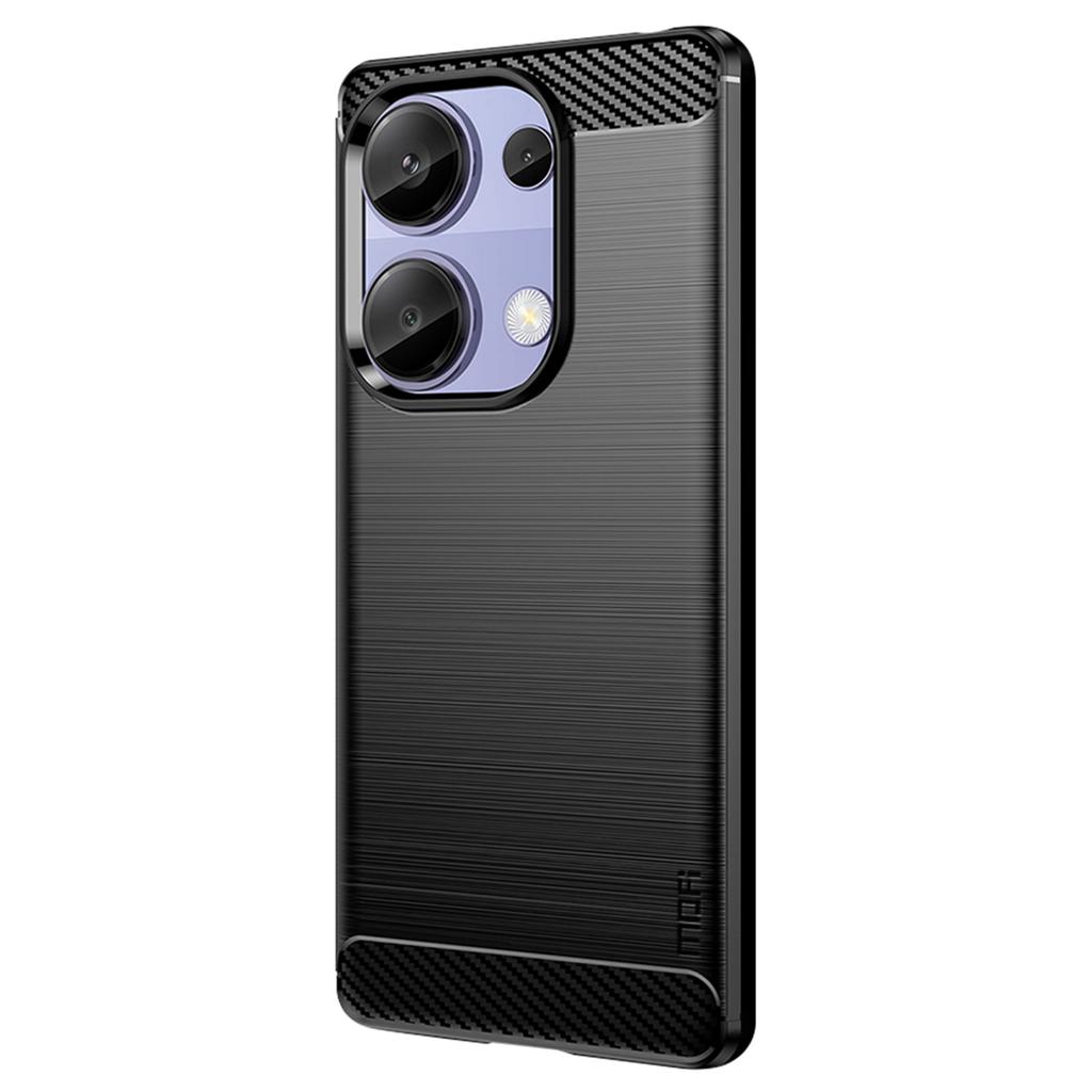 MOFI JK TPU Series-1 For Xiaomi Redmi Note 13 Pro 4G Case Carbon Fiber Texture Soft TPU Cover