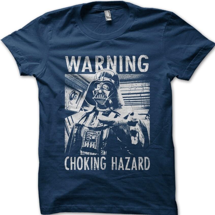 Darth Vader Chocking Hazard printed t-shirt 9345 S разноцветный