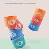 9PCS Entertaining Rainbow Cups Stacking Cups Figure Letters Infant Children Learning Toy Stacking Tower Mini Bear Children Toddler Playthings