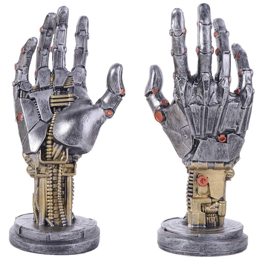 Sensory Toy Cyberpunk 3D Printed Stand Model Mechanical Hand Staute  Halloween Holiday