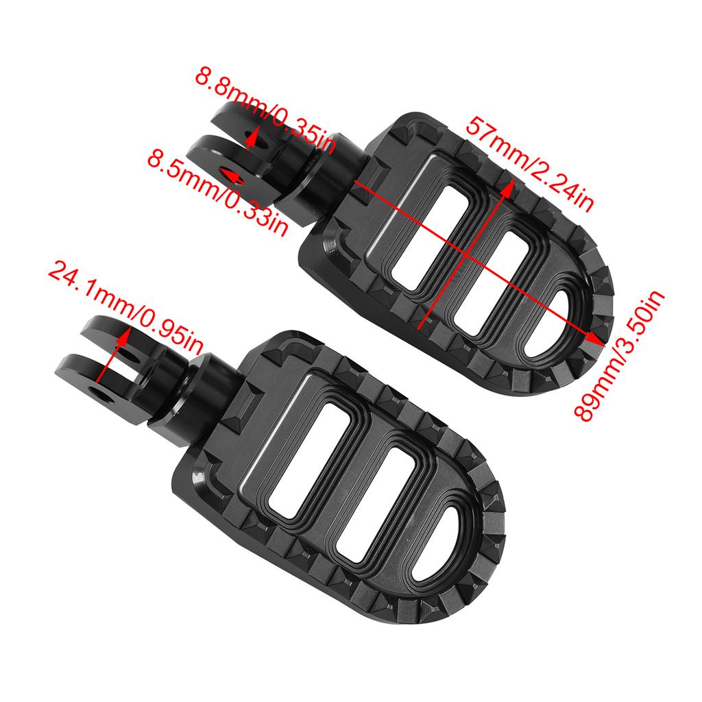 Front Footrests Foot Peg fit for Yamaha XSR700 XSR900 FJR1300 YZF-R6 YZF-R1