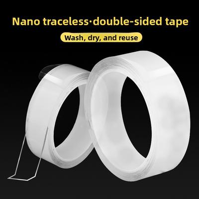 Acryl Anti-Schimmel wasserdichtes Klebeband Spülbeckenaufkleber magisches transparentes spurloses doppelseitiges Klebeband schöner Nahtaufkleber Nano-Klebeband