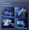 Adjustable Single & Double Screen Monitor Stand with Rotatable Lift Arm