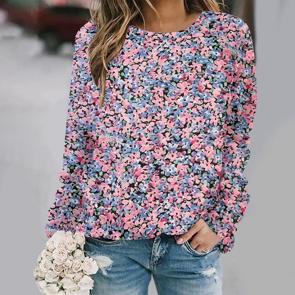 Evropská a americká móda nadměrných velikostí 2025 Dámské elegantní tričko s dlouhým rukávem a výstřihem do V