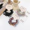 6-Piece Set of Korean Simple Bow Hair Ties 