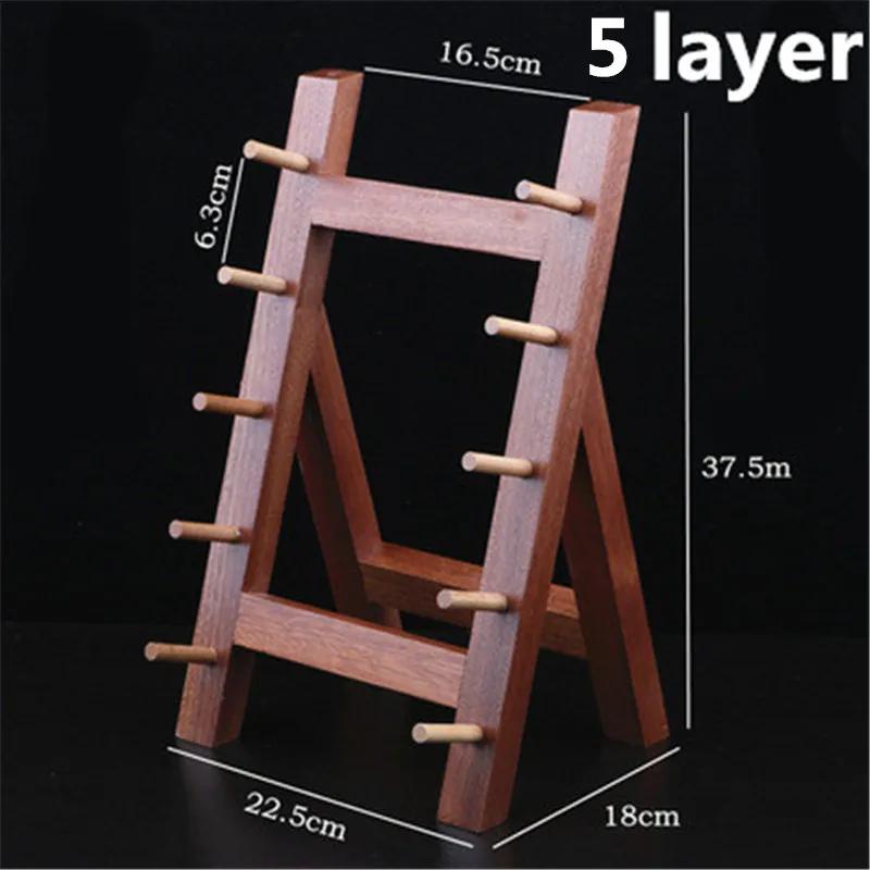 Wooden Holder Swinging Knife Rack Wooden Shelf Willow Knife Sushi Chef Tool Japanese Bayonet Wooden Knifes Rest Sushi Bamboo Mat