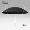 24-Rib Automatic Umbrella, Large Size, Extra-Large, Factory Bulk Straight Handle Long Handle Umbrella, Dual-Use for Sun and Rain, with Logo Printing