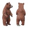 Wild Brown Bear Pvc Figurine Collection With Realistic Design For Young Children