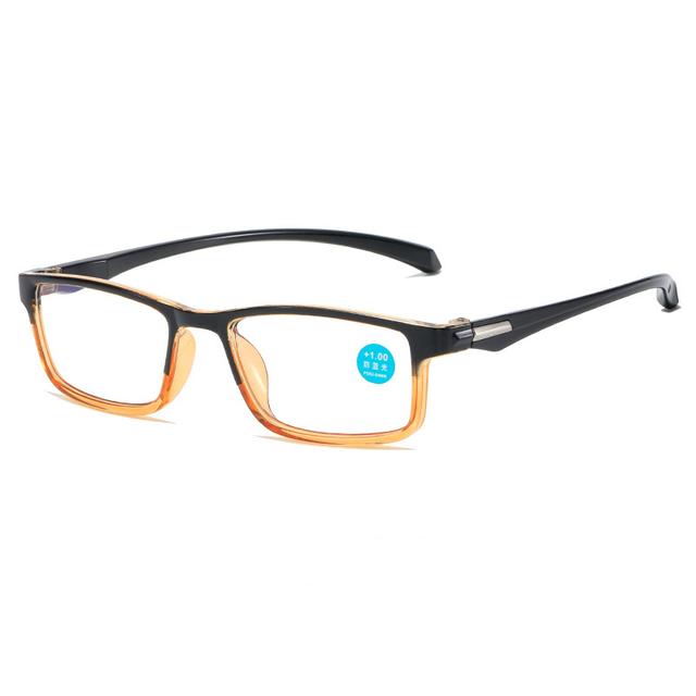 

Готовые деловые женские и мужские очки для пресбиопии, роскошные трендовые очки для дальнего видения, готовые оптические очки для чтения по рецепту 1.0 жёлтый